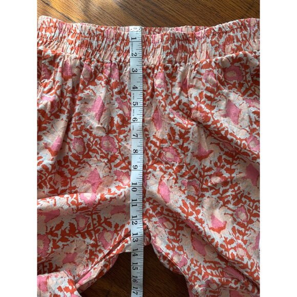 C&C California Womens Pants M Floral Wide Leg Pants Linen Blend - Picture 6 of 10